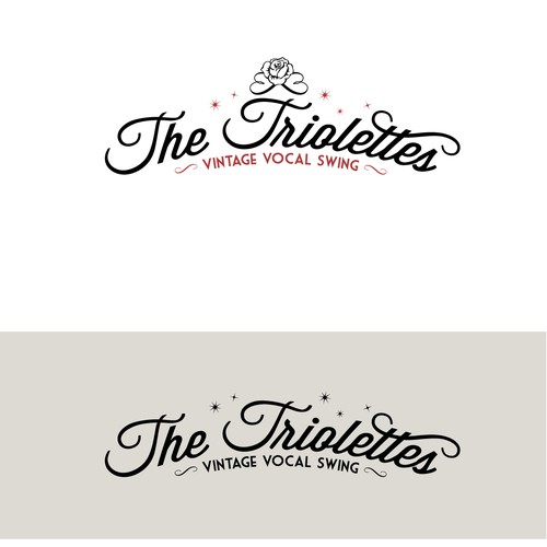 Three professional female singers (The Triolettes) are looking for a retro-chique, curly-feminine logo!!
