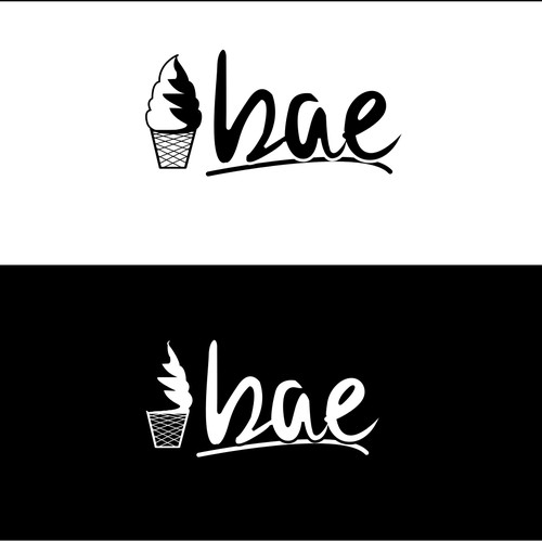 Logo Concept for bae  - A soft serve parlour