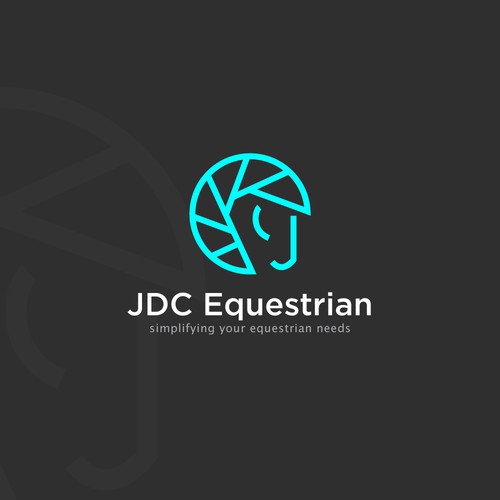 Logo for a horse photographer