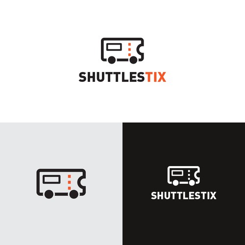 Shuttle bus and Tickets logo