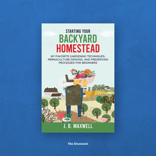Book Cover on a Home Farming Book