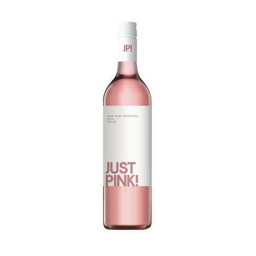 Just Pink wine label