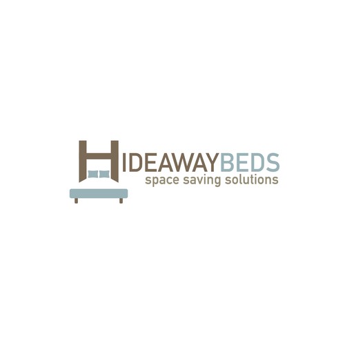 Negative Space Logo For Bed Company