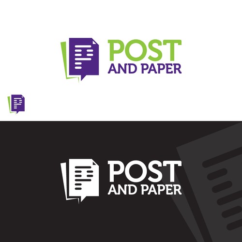 Post and Paper logo