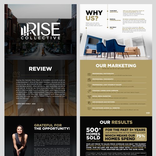 Rise Collective 3 Fold Brochure