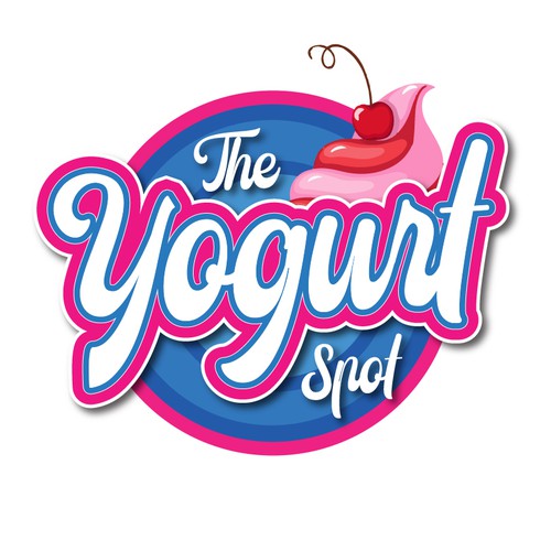 Logo concept for frozen yogurt business