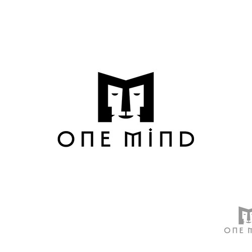 The biggest challenge of all.  I need a logo design that describes "one mind" without a brain our a