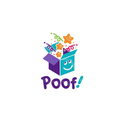 Poof! Logo design