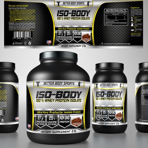 Whey Protein Isolate Protein Label