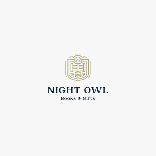 Luxury educational logo design.