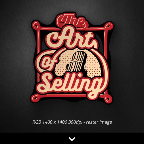 PODCAST COVER for "The Art of Selling" - 1st version