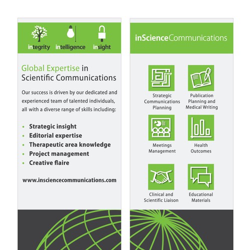 Updates to Exhibit Pull-Up Banner Design (resizing, and slight redesign)