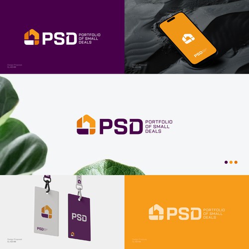 Minimalist Geometric Logo Design for “Portfolio of Small Deals” | Modern Brand Identity