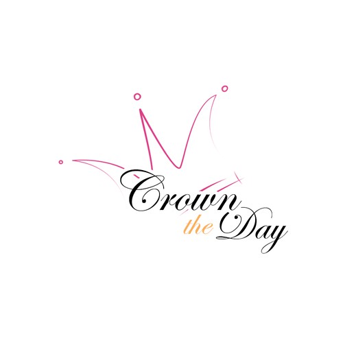 Crown logo for wedding