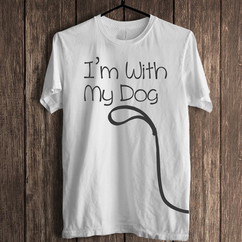 Tshirt I'm with my dog