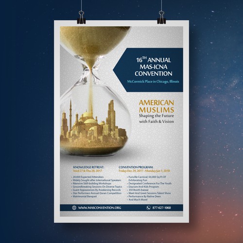 16th MAS-ICNA Convention Flyer Design