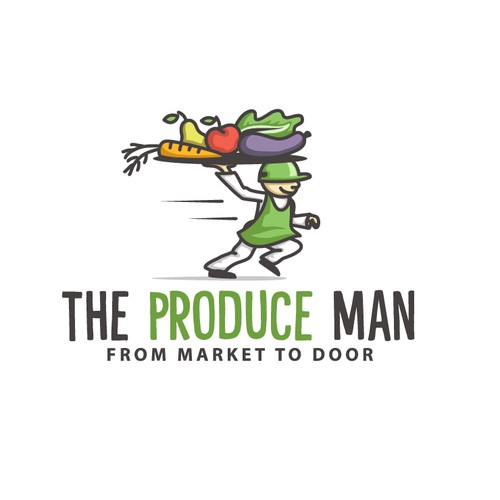 Logo for a fruit and veg home delivery company