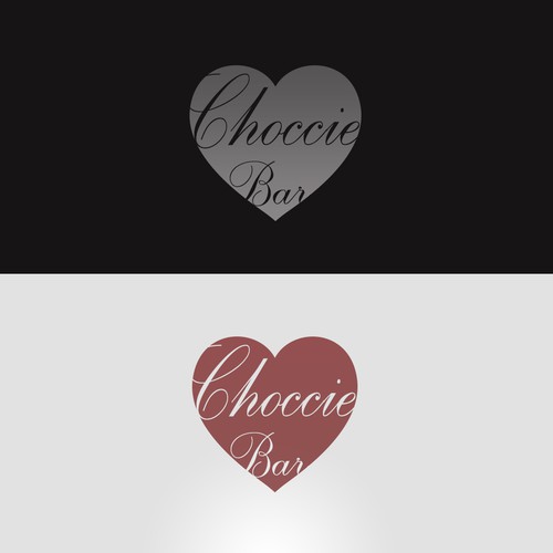 Logo for chocolate company Choccie Bar