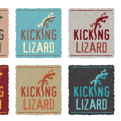 Logo Design for Kicking Lizard Salsa