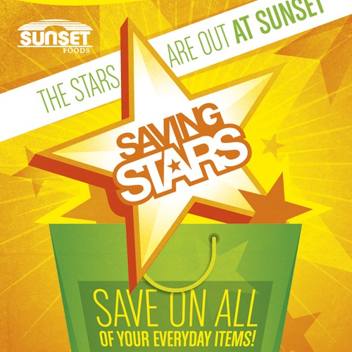 Sunset's Saving Stars - poster design!