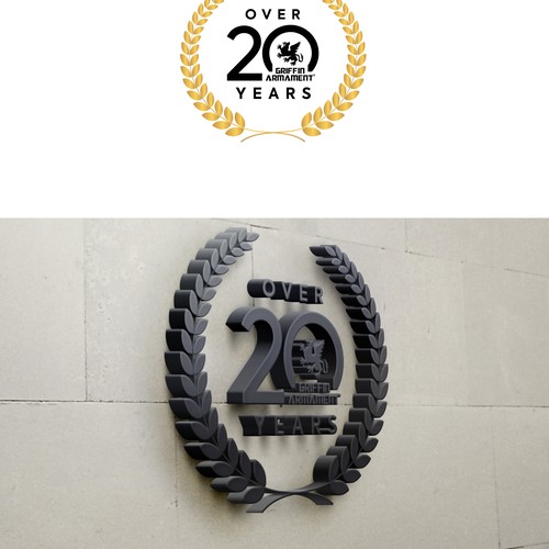 20 Year Anniversary - Golden Wreath