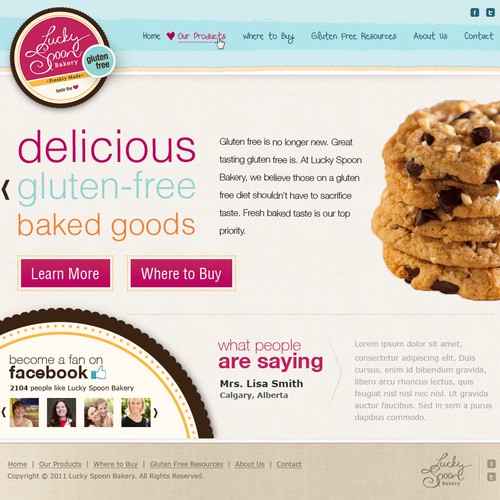 Gluten Free Bakery Needs Clever & Creative Web Site
