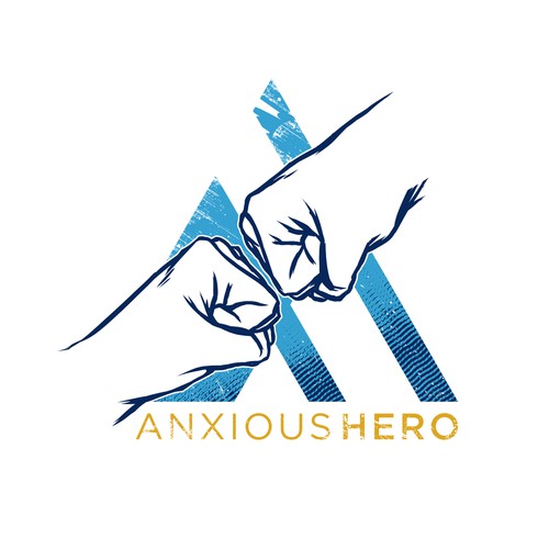 Anxious Hero Logo tshirt