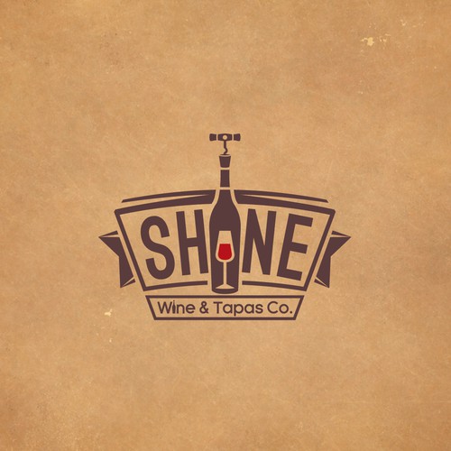 SHINE Wine and Tapas Co. needs a new logo