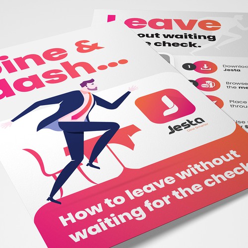 Dine & Dash TableTop/Flyer design