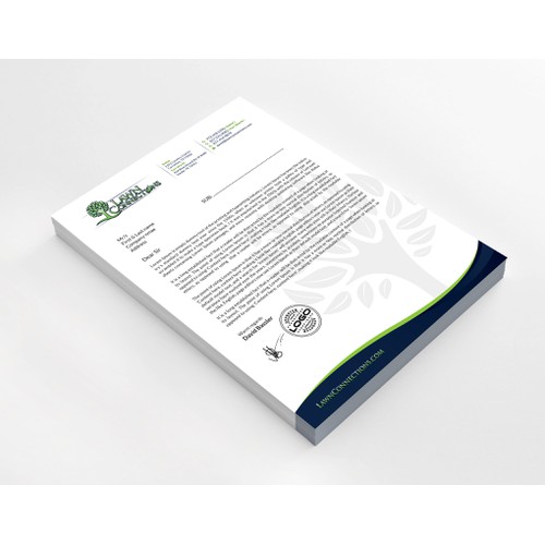 Modern, Bold and Clean Letterhead Design.