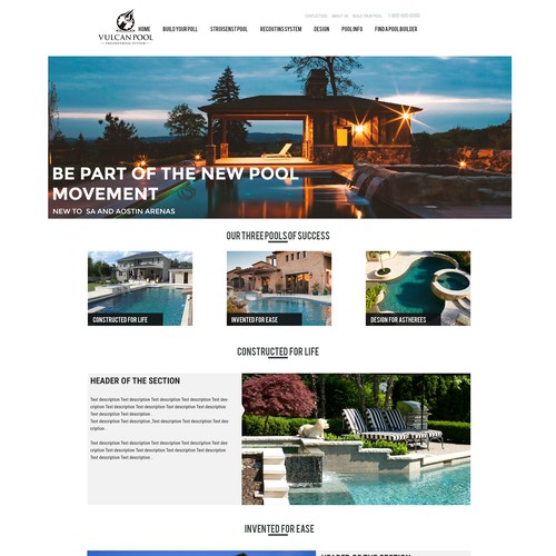 Flame Gun Swimming Pool Company Website.