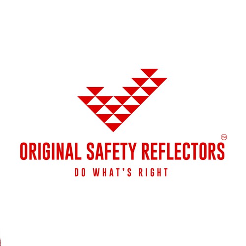 logo for a safety reflection company.