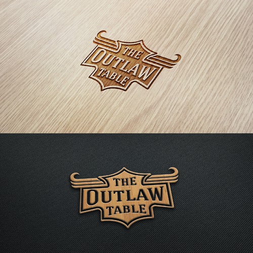 vintage logo design - home decor table trays