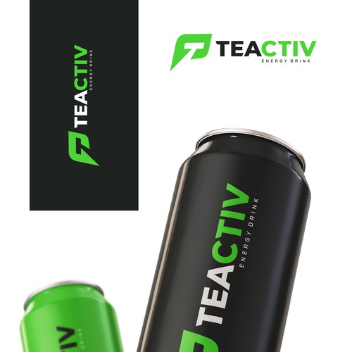 Cool logo for healthy energy drink