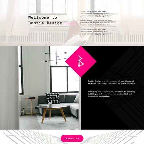 Architecture website design