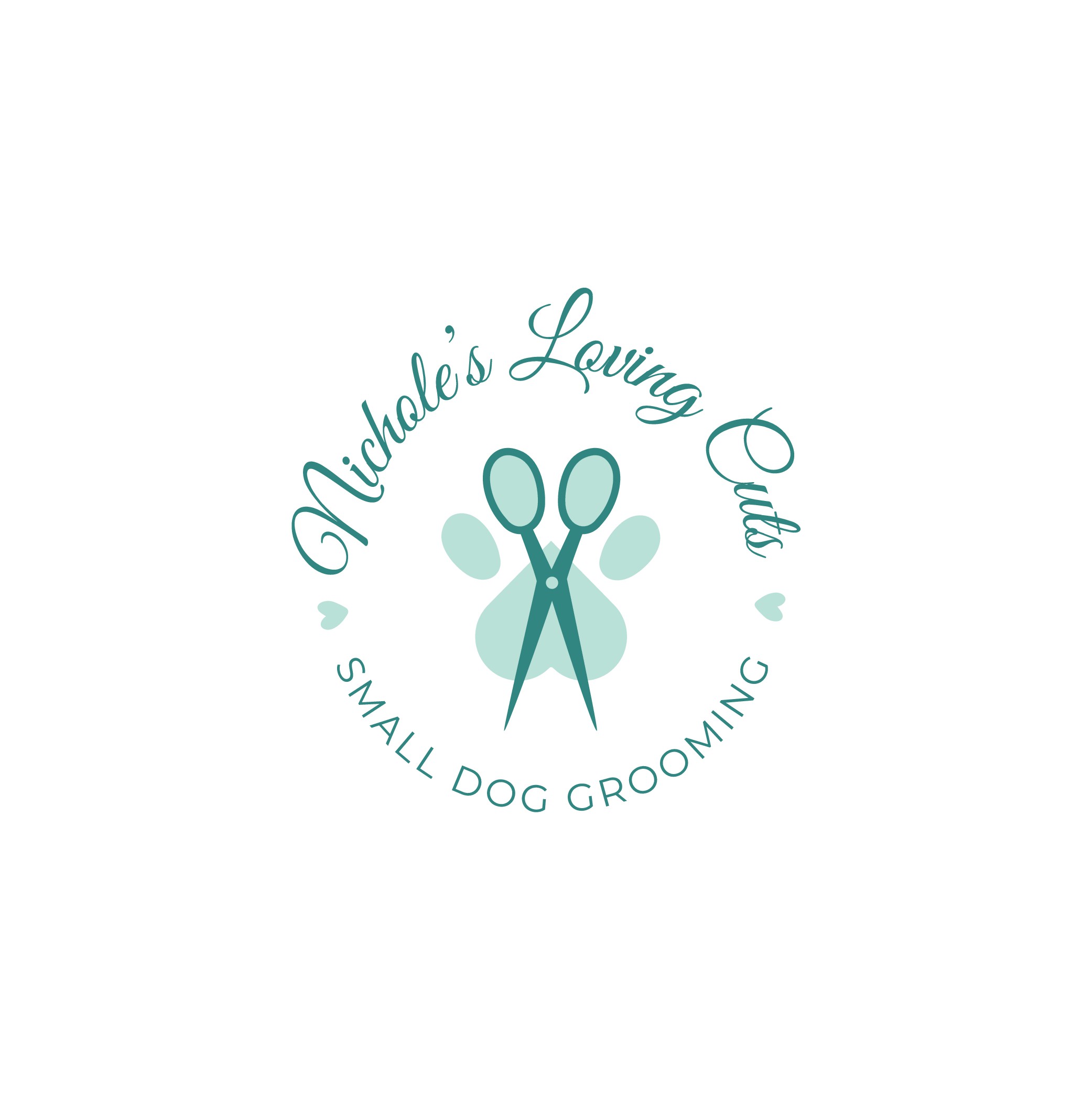 Logo for dog grooming