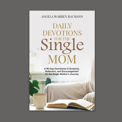 Elegant & Serene Devotional Book Cover Design