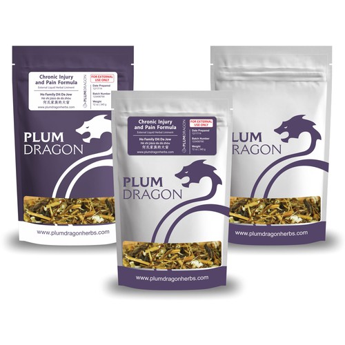 PlumDragonHerbs needs a package design as unique as they are