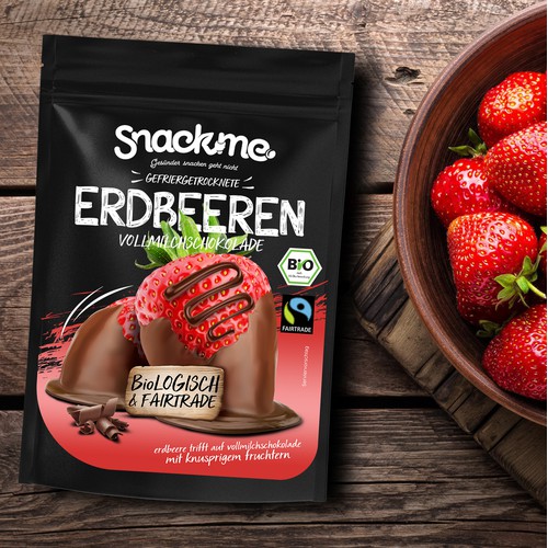 Packaging for chocolate strawberries