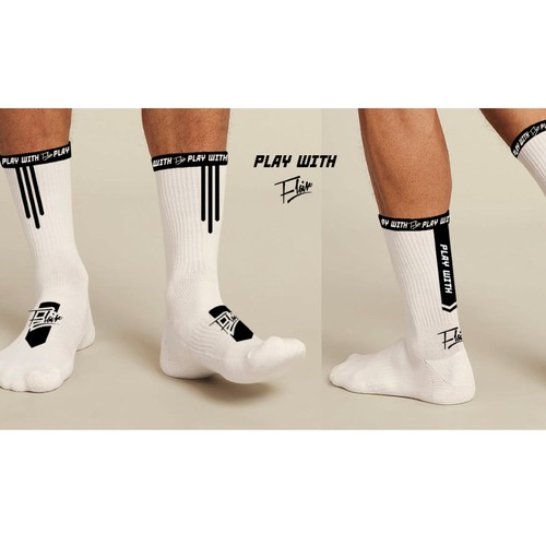 Grip socks design