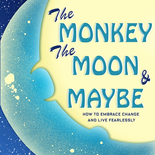 Book cover : The Monkey, the Moon and Maybe