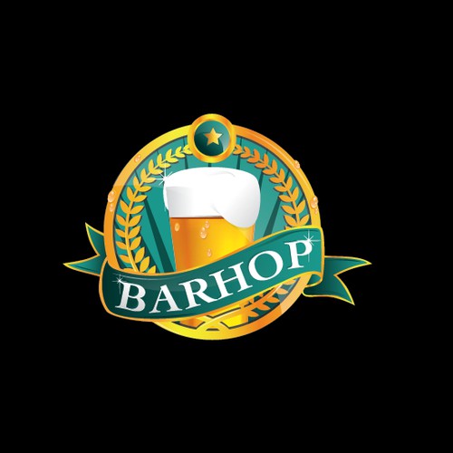 Create logo for BarHop - The App that revolutionizes your bar experience