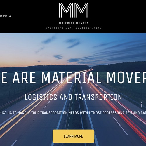 Squarespace website for Moving Company