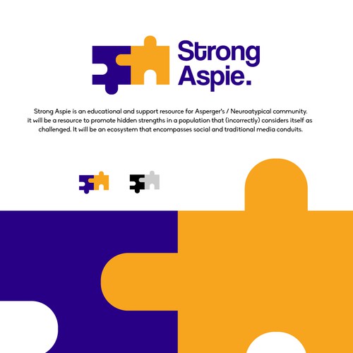 Clever and inviting Logo for an Asperger's community