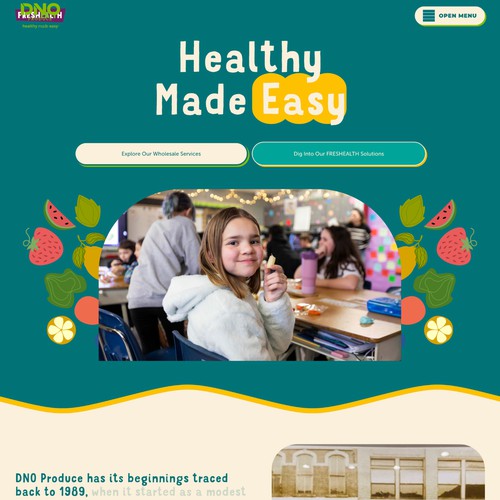 DNO Fresh Health Foods Design