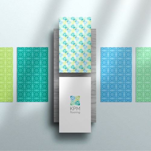 Minimal and contemporary Logo Redesign for KPM Flooring