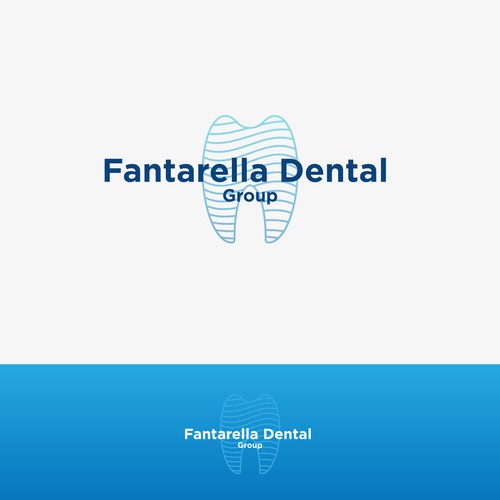 Minimalist dental logo design
