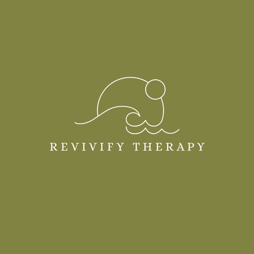 Abstract Logo Design for Therapy Practice