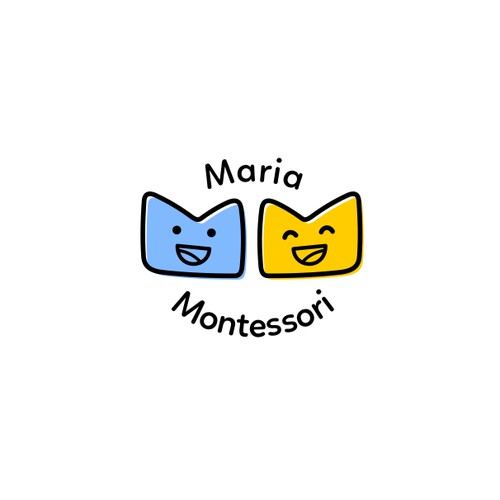 Friendly logo for Maria Montessori kindergarten