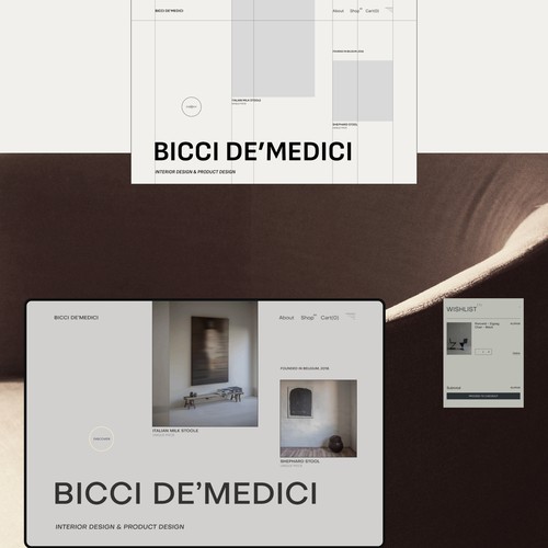 eCommerce-furniture store-Bicci De'Medici